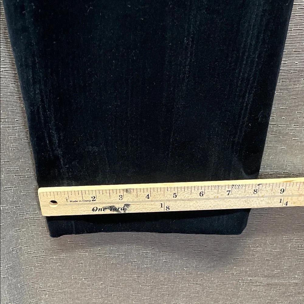 J. Crew collection Elegant velvet Black Straight Leg Pants - Picture 7 of 10